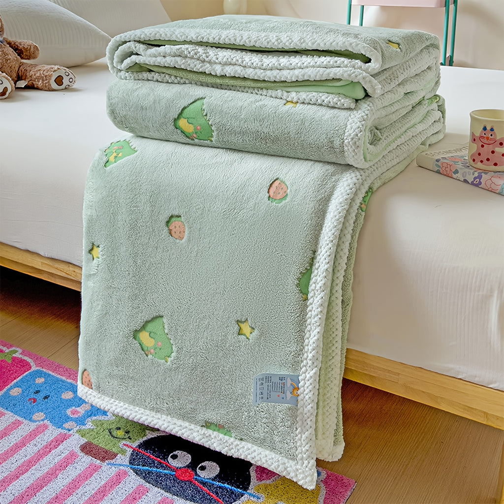 Plaid pour enfant 1 pièce à motif de dinosaure — Monptitlou