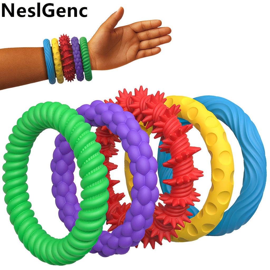 Bracelets sensoriels en silicone pour enfants et adultes — Monptitlou