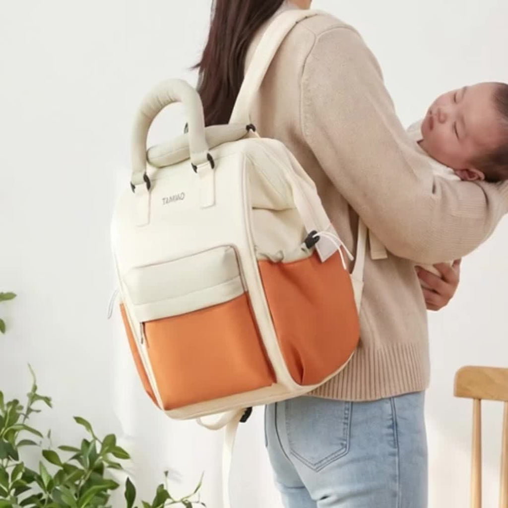 Sac parental tendance à blocs de couleur