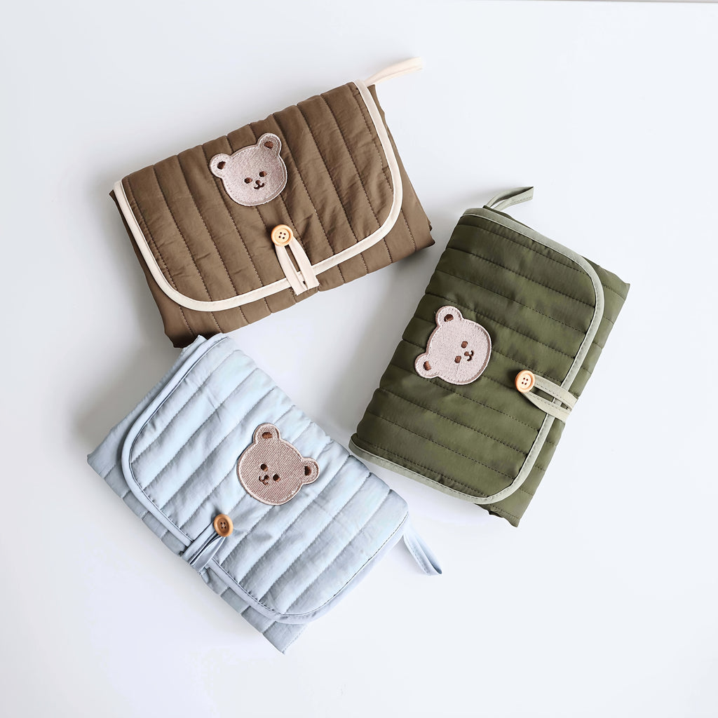 Tapis à langer portable, tapis à langer, sac à langer pliable — Monptitlou