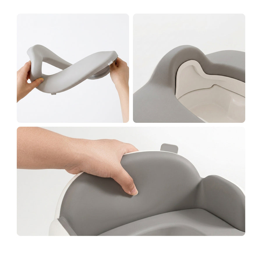 Pot "4in1" gris - (L)36.5 x (H)33.5 x (P)29 cm — Monptitlou