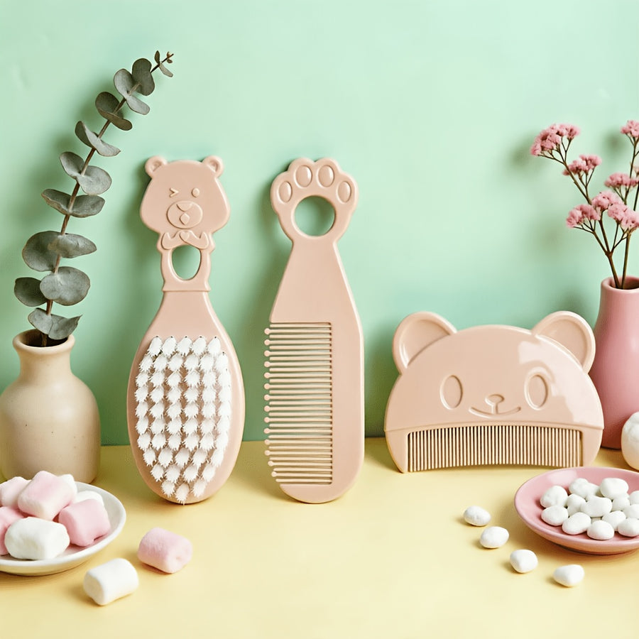 Brosse à cheveux bébé ours mignon — Monptitlou