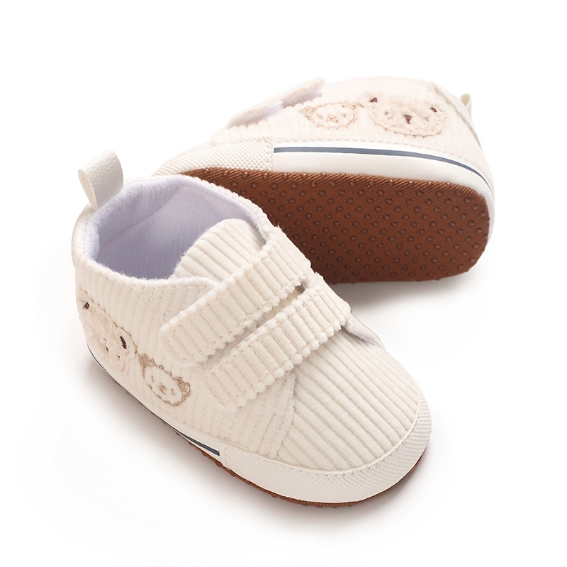 Chaussures de bébé 0-1 an printemps et automne, mignon petit ours — Monptitlou
