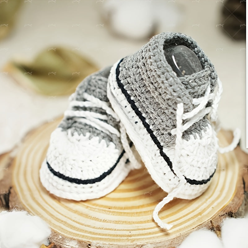 Chaussures Adorables pour Enfants Tricotées à la Main — Monptitlou