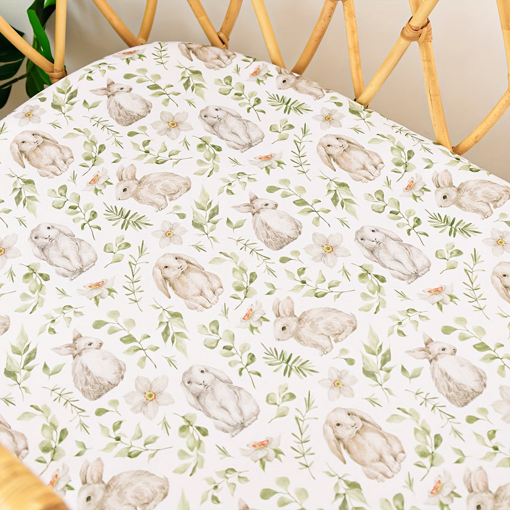 1 Housse de lit de bébé douce en tissu polyester — Monptitlou