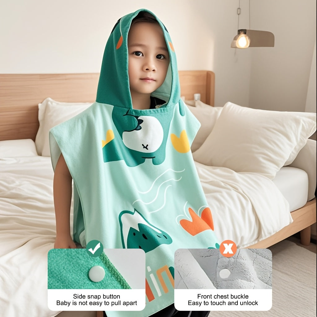 Serviette de bain enfant, motif dessin animé — Monptitlou