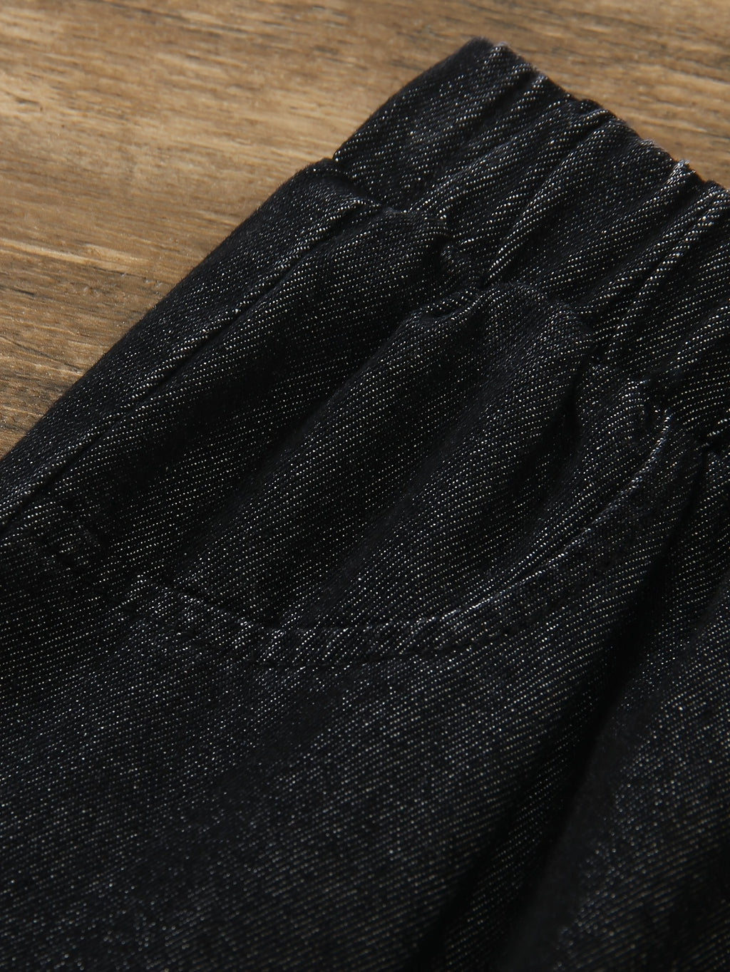 Ensemble 2 pièces en jean pour garçon : Haut à manches longues en jean — Monptitlou