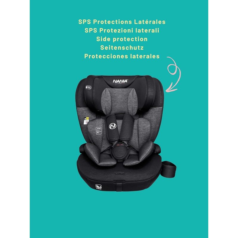 Nania Milano, Siège auto bébé ISOFIX, évolutif 76-150 cm, de 9 à 36 kg — Monptitlou