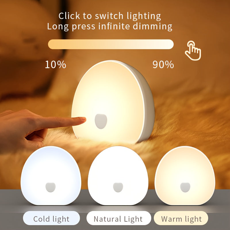 JSCHWIN Lampe de Nuit Moderne RGB à Changement de Couleur avec — Monptitlou