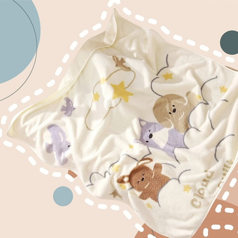 Couvre-lit corail pour enfants — Monptitlou