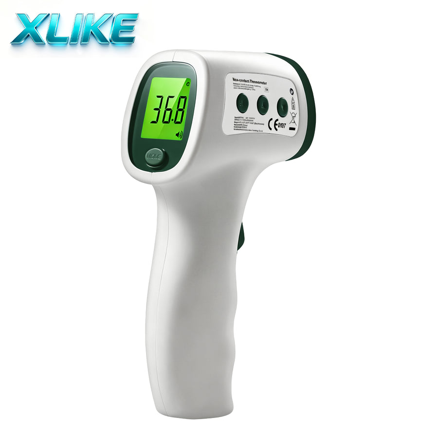 Thermomètre frontal et auriculaire sans contact, alarme de fièvre — Monptitlou