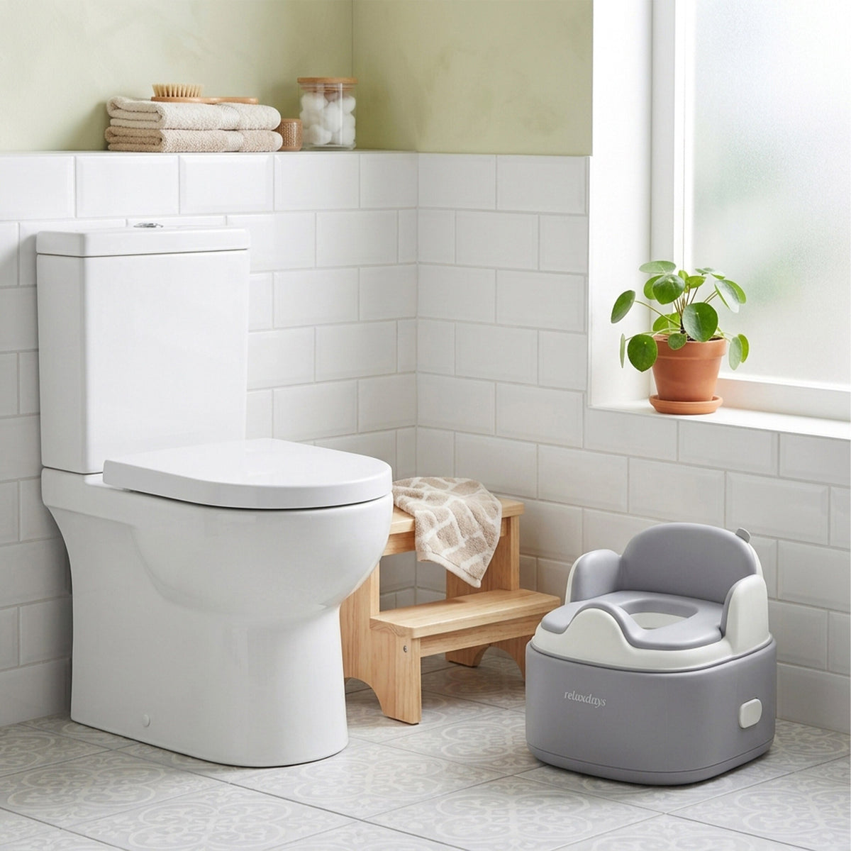Pot "4in1" gris - (L)36.5 x (H)33.5 x (P)29 cm — Monptitlou Image