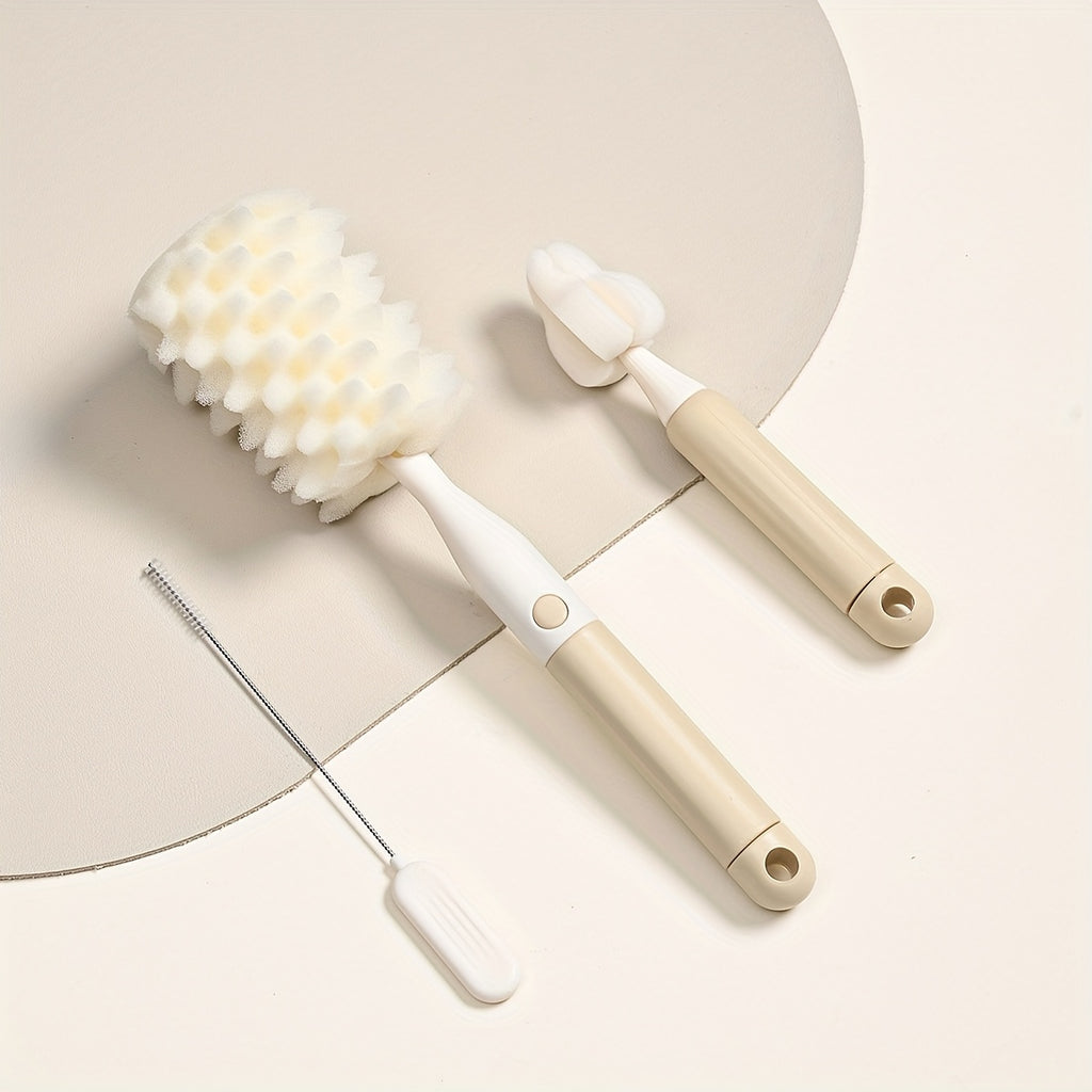 Éponge Brosse Biberon; Outil de Nettoyage Tétine et Paille; Brosse à — Monptitlou