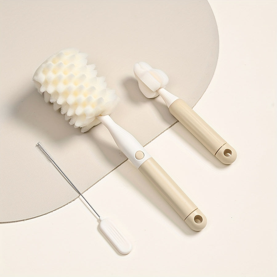 Éponge Brosse Biberon; Outil de Nettoyage Tétine et Paille; Brosse à — Monptitlou