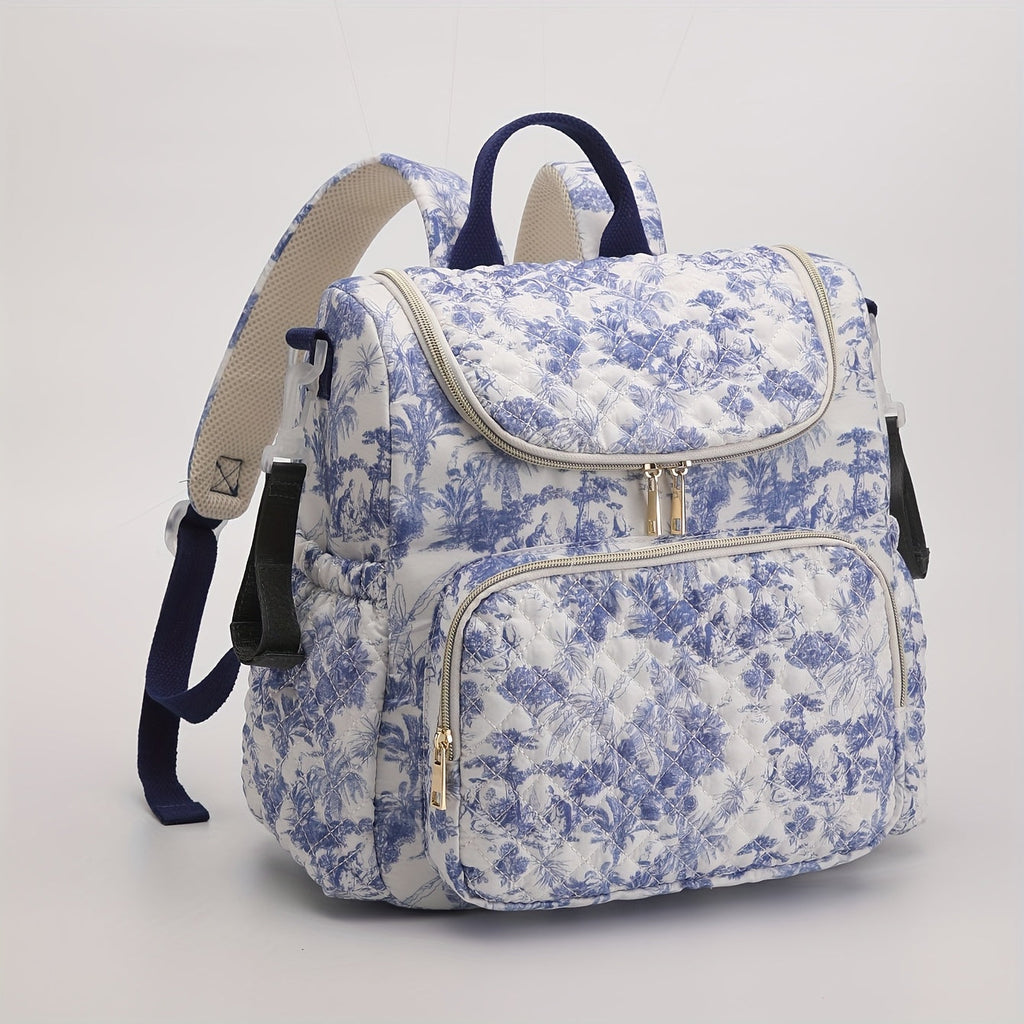 Sac à couches convertible vintage avec motif de dessin, sac à dos à couches, sac à couches, se transforme en sac fourre-