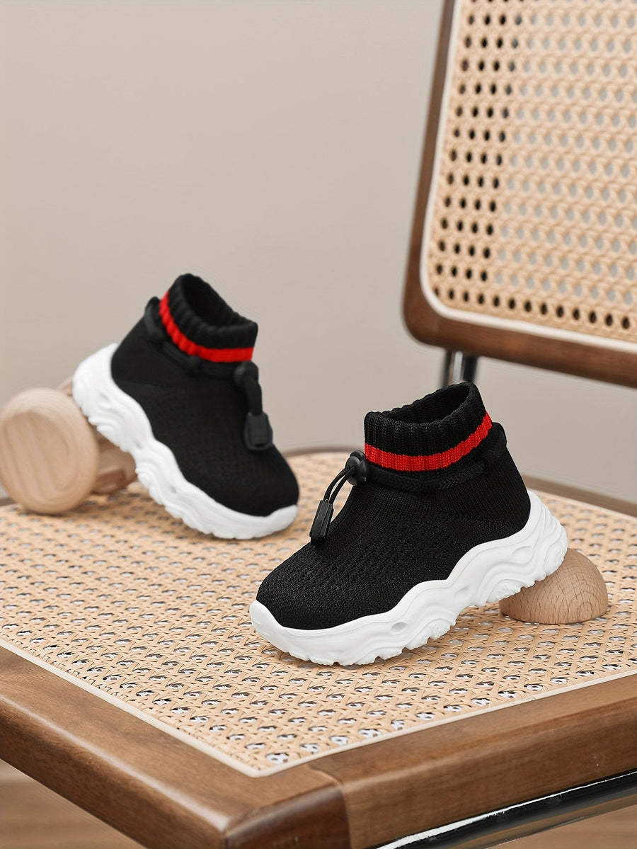 Chaussures de marche pour enfants, matière tricot respirante — Monptitlou