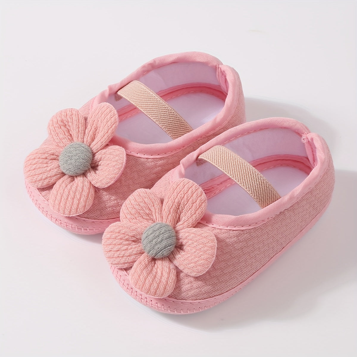 1 Paire de Chaussures pour Bébé, Mignon Dessin Animé Tournesol Uni — Monptitlou Image