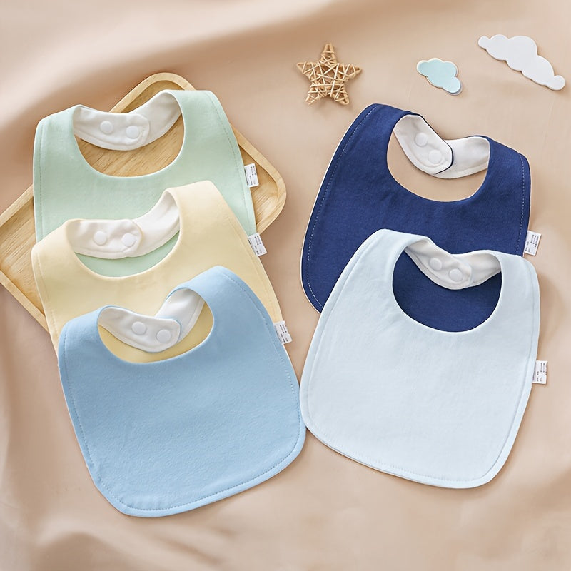 Bavoir Bébé Doux en Forme de U Réglable Bavoir Nouveau-né — Monptitlou