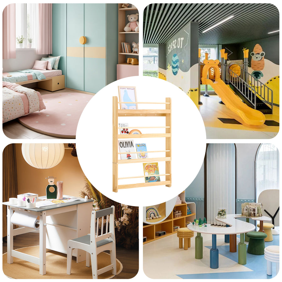 1 étagère pour enfants, étagère pour enfants, étagère à jouets — Monptitlou