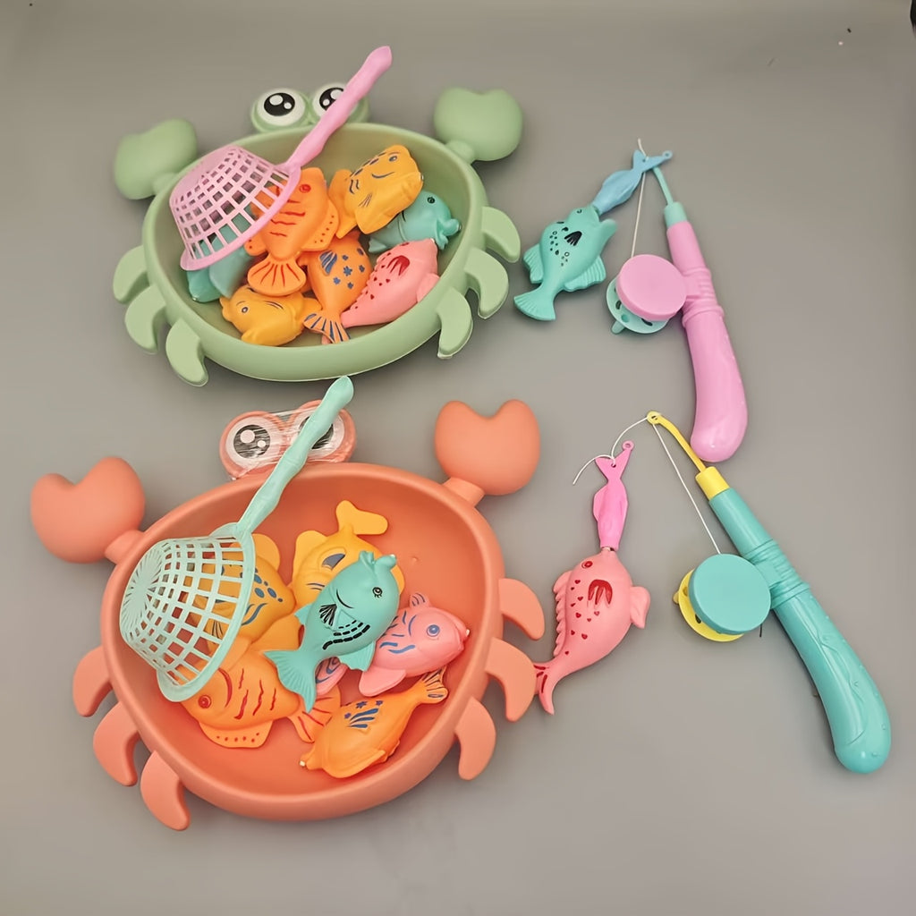 Lot de jouet magnétique de pêche au crabe pour enfants, été — Monptitlou
