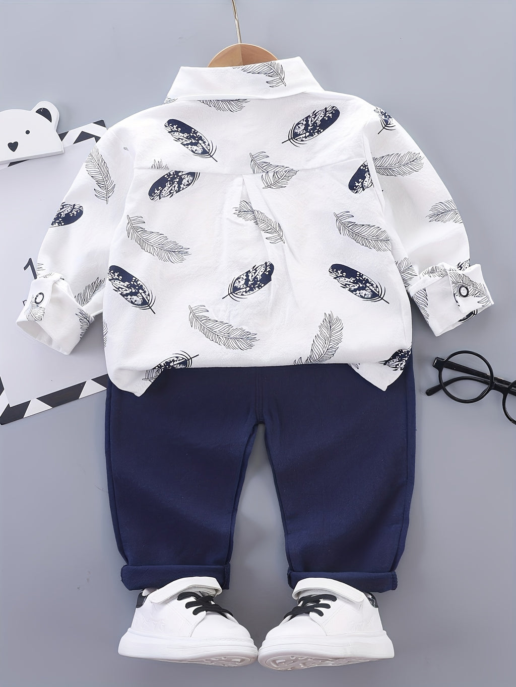 Nouvelle arrivée d'automne, ensemble 2 pièces à manches longues pour — Monptitlou