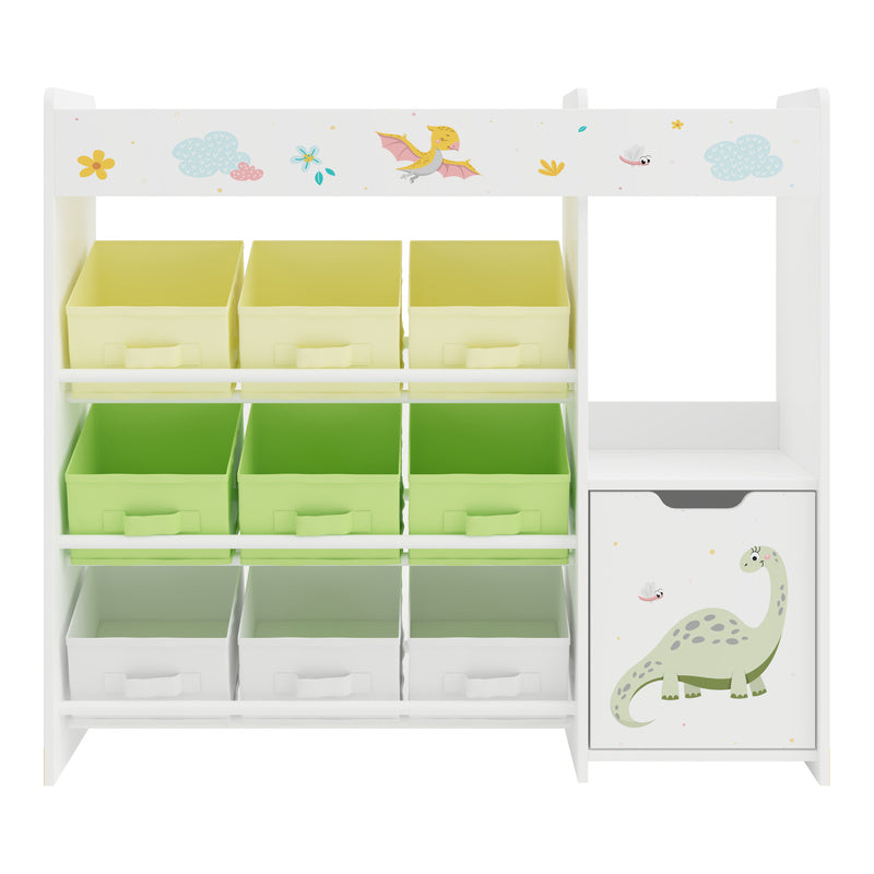 Étagère pour enfants 'Søndreland avec une seule porte d'armoire et 9 — Monptitlou