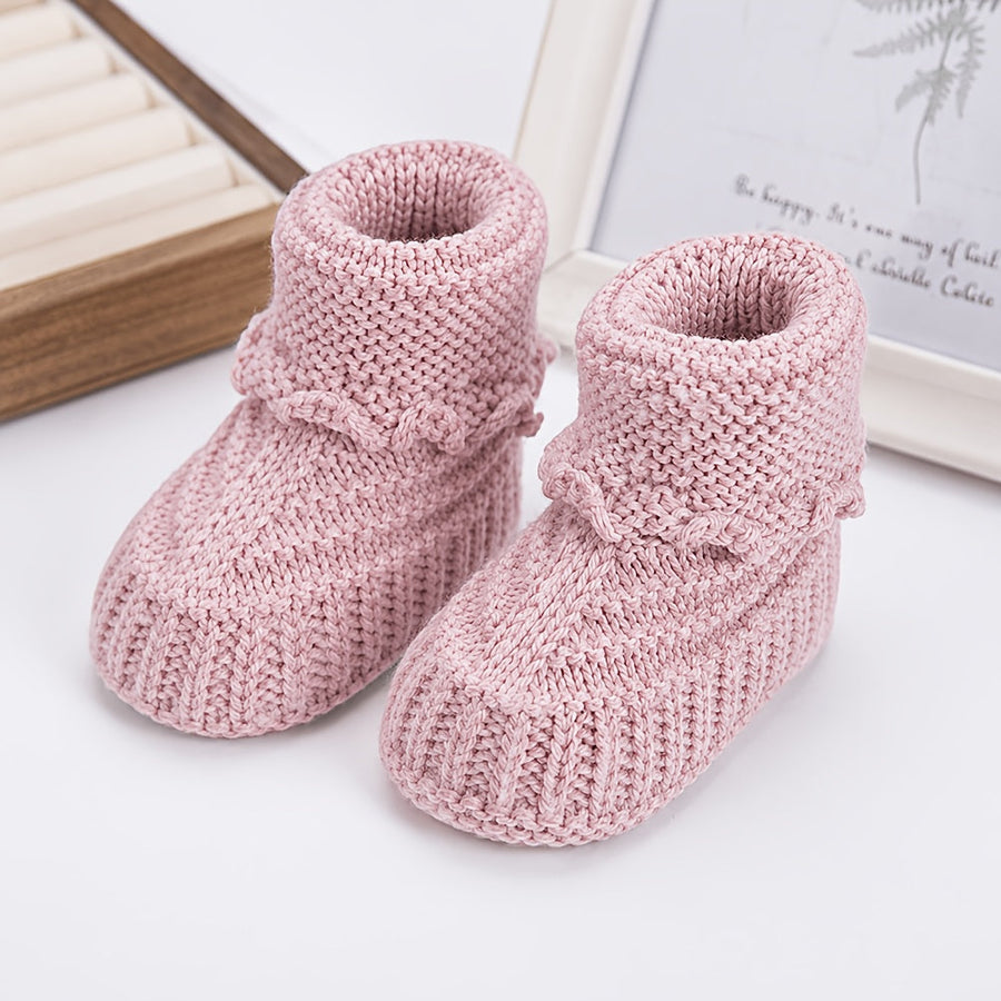 1 paire de chaussettes bébé en tricot 0-12 mois — Monptitlou