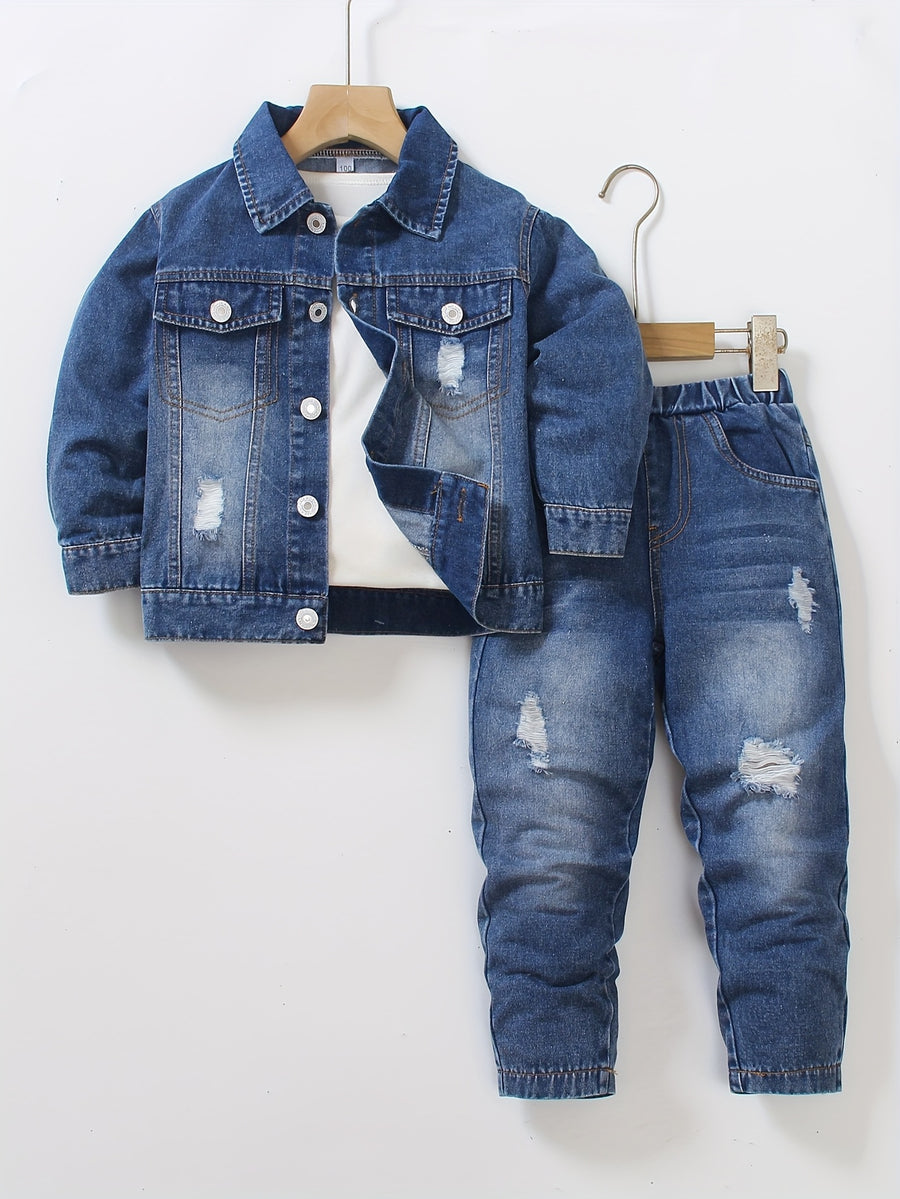 Ensemble 2 pièces : tenue décontractée à manches longues et pantalon — Monptitlou