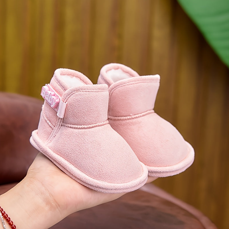 Bottes bébé hiver, chaudes et confortables, tendance, doublure polaire — Monptitlou