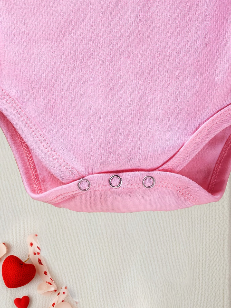 Combinaison à Manches Courtes Mignonne pour Nouveau-né Fille "Amis — Monptitlou