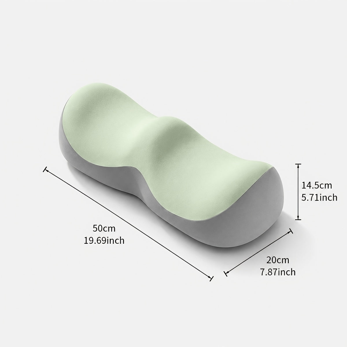 Coussin Repose-Jambes Ergonomique, Design Ondulé Haussé — Monptitlou Image