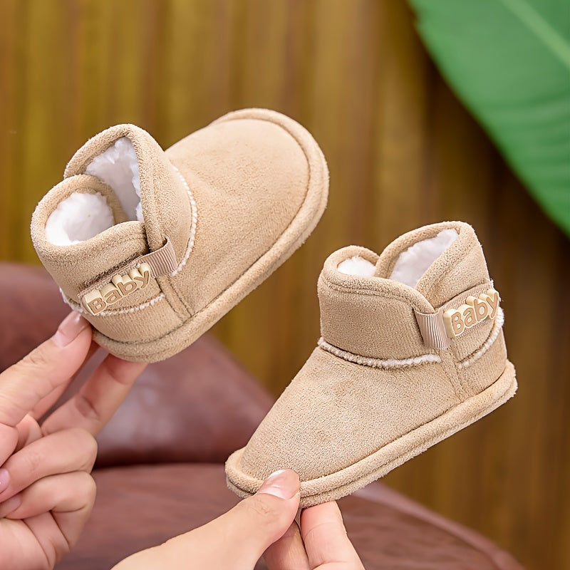 Bottes bébé hiver, chaudes et confortables, tendance, doublure polaire, adaptées intérieur et extérieur, unisexe