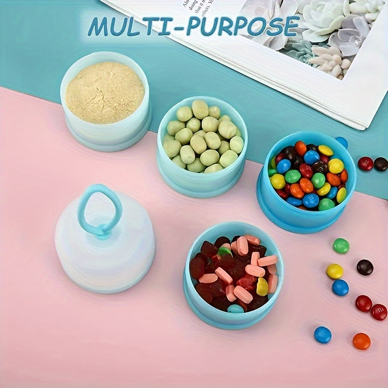 Boîte à Lait en Poudre 4 Couches, Distributeur de Formule Portable — Monptitlou