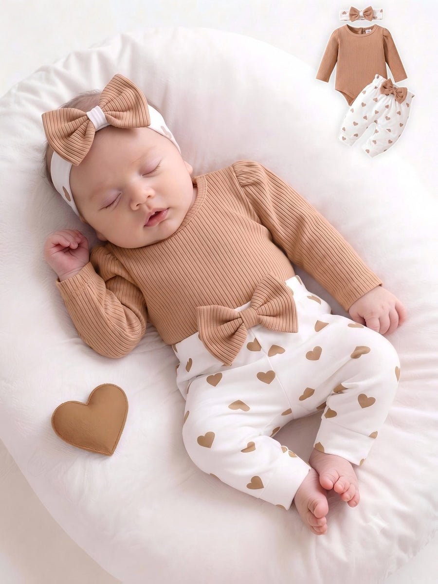 Combinaison de cheville en flanelle pelucheuse pour nouveau-né fille — Monptitlou