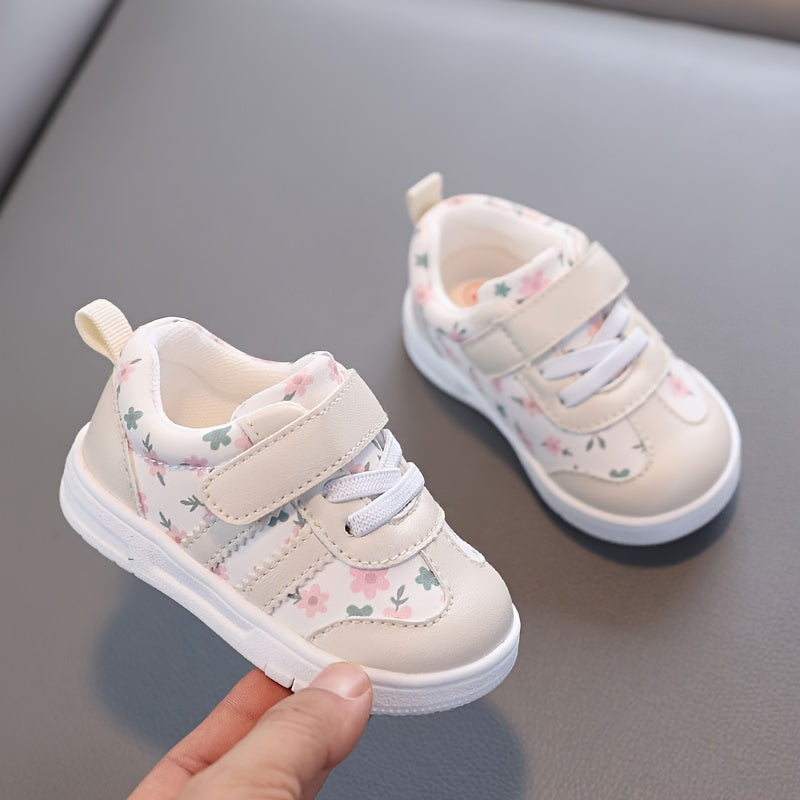 Chaussures bébé garçons et filles 1-2-3-4 ans motif floral mignon — Monptitlou