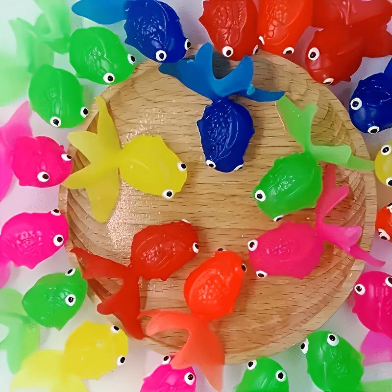 /16 pièces cadeau pour elle/lui, jouets poissons dorés flottants — Monptitlou