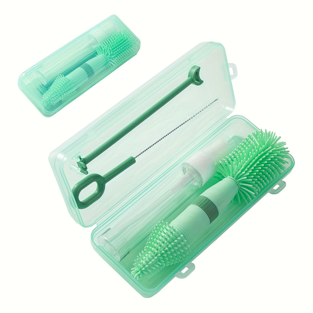 Brosses à bouteilles portables avec étui — Monptitlou