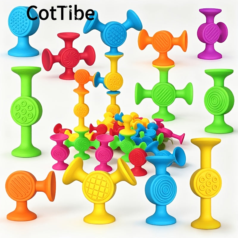 Jouets de bain à ventouses assortis Cottibe — Monptitlou Image