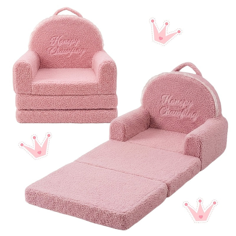 Canapé enfant pliable 2 en 1 convertible en lit — Monptitlou