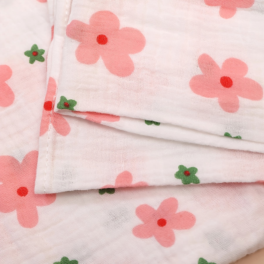 Lot de 3 langes bébé en mousseline respirante — Monptitlou