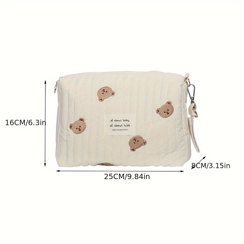 Sac fourre-tout à couches brodé — Monptitlou