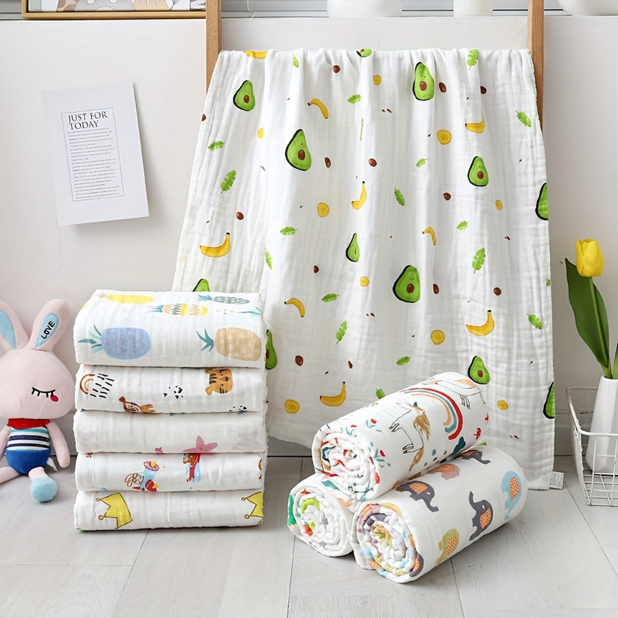 Serviette de bain 1 pièce pour enfant avec motif de dessin animé — Monptitlou