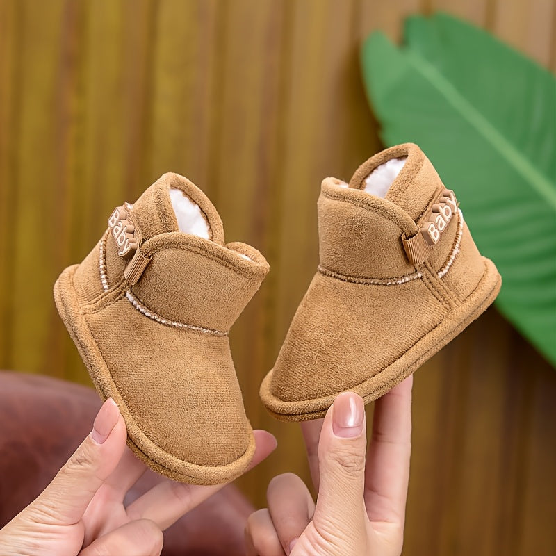 Bottes bébé hiver, chaudes et confortables, tendance, doublure polaire — Monptitlou
