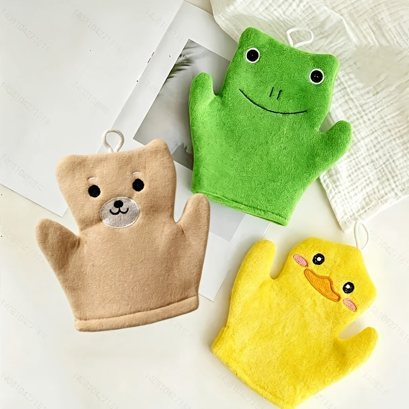 Petits Manchons de Massage de Bain de Dessin Animé Canard Jaune — Monptitlou