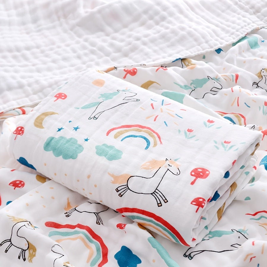 Serviette de bain 1 pièce pour enfant avec motif de dessin animé — Monptitlou