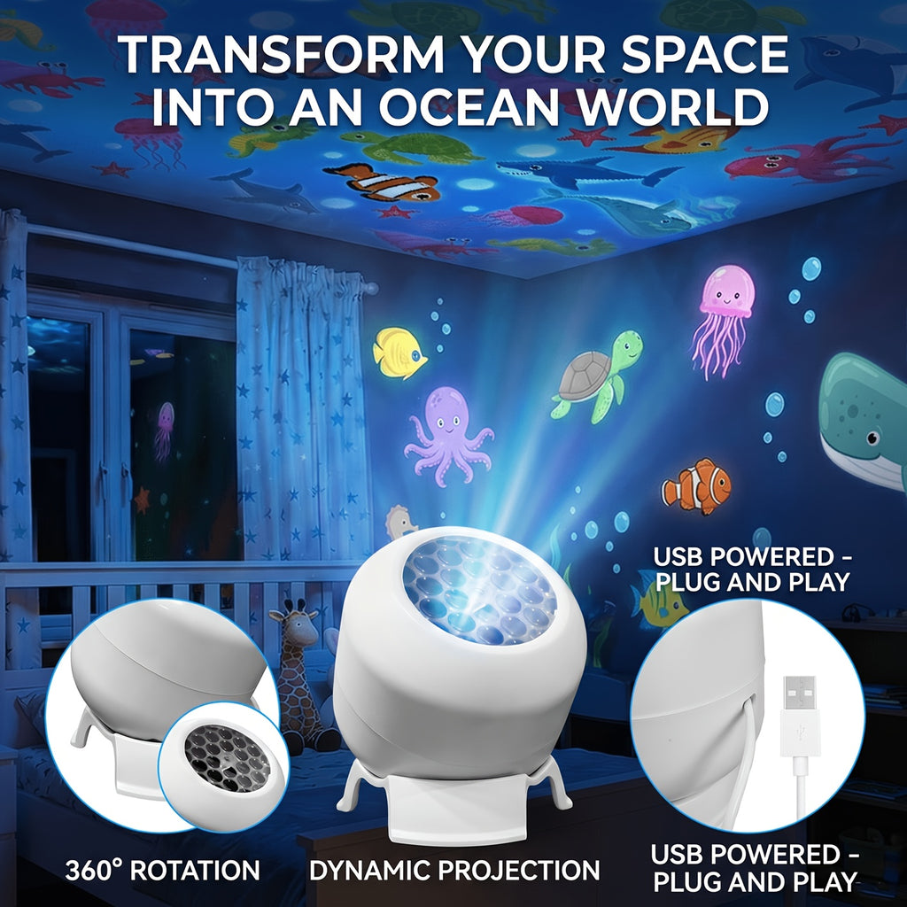 [Éclairage décoratif] Lampe de Table à Projection LED Créative — Monptitlou