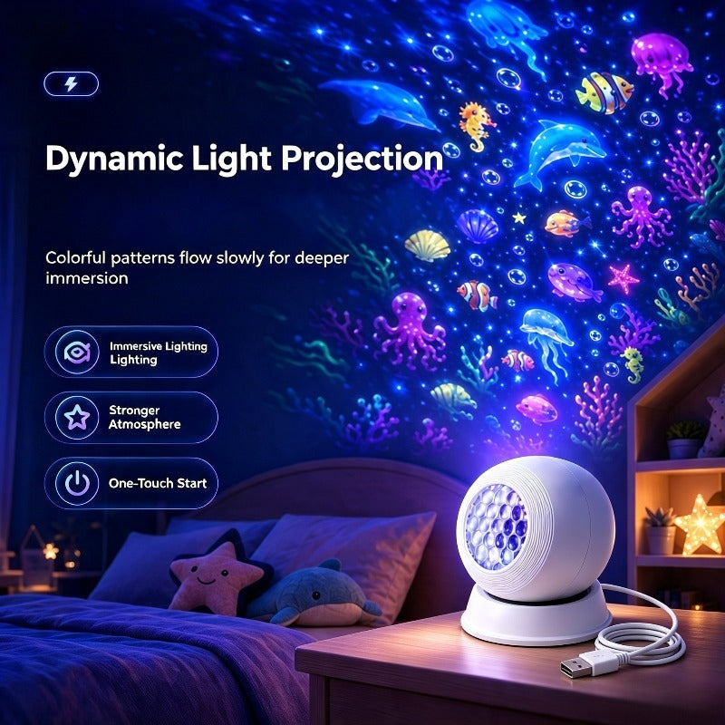 [Éclairage décoratif] Lampe de Table à Projection LED Créative — Monptitlou