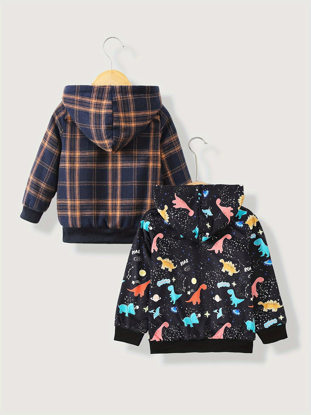 Veste à Capuche pour Enfants avec Imprimé Dinosaure — Monptitlou