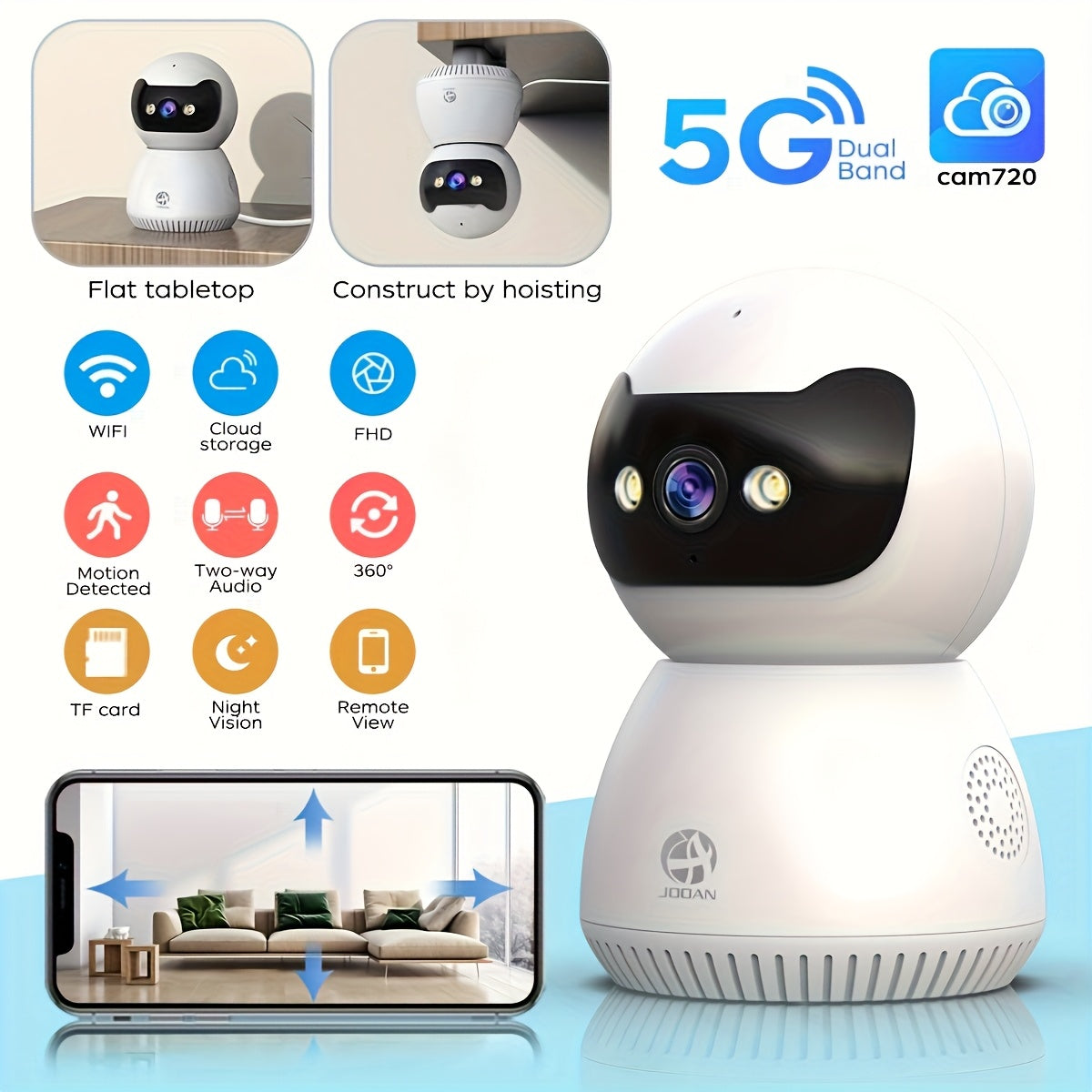 Moniteur Wifi 5G Full HD 1080P — Monptitlou Image