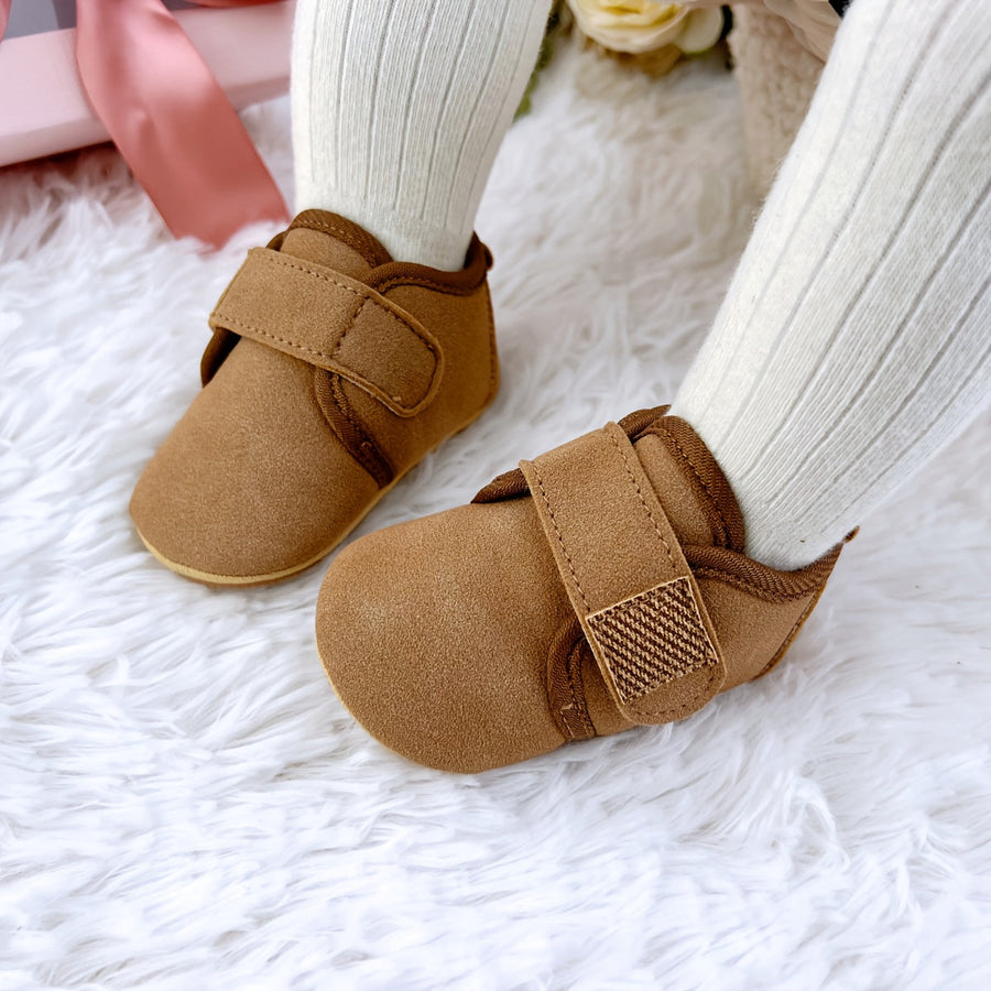 Chaussures chaudes d'hiver pour bébé doublées en polaire — Monptitlou